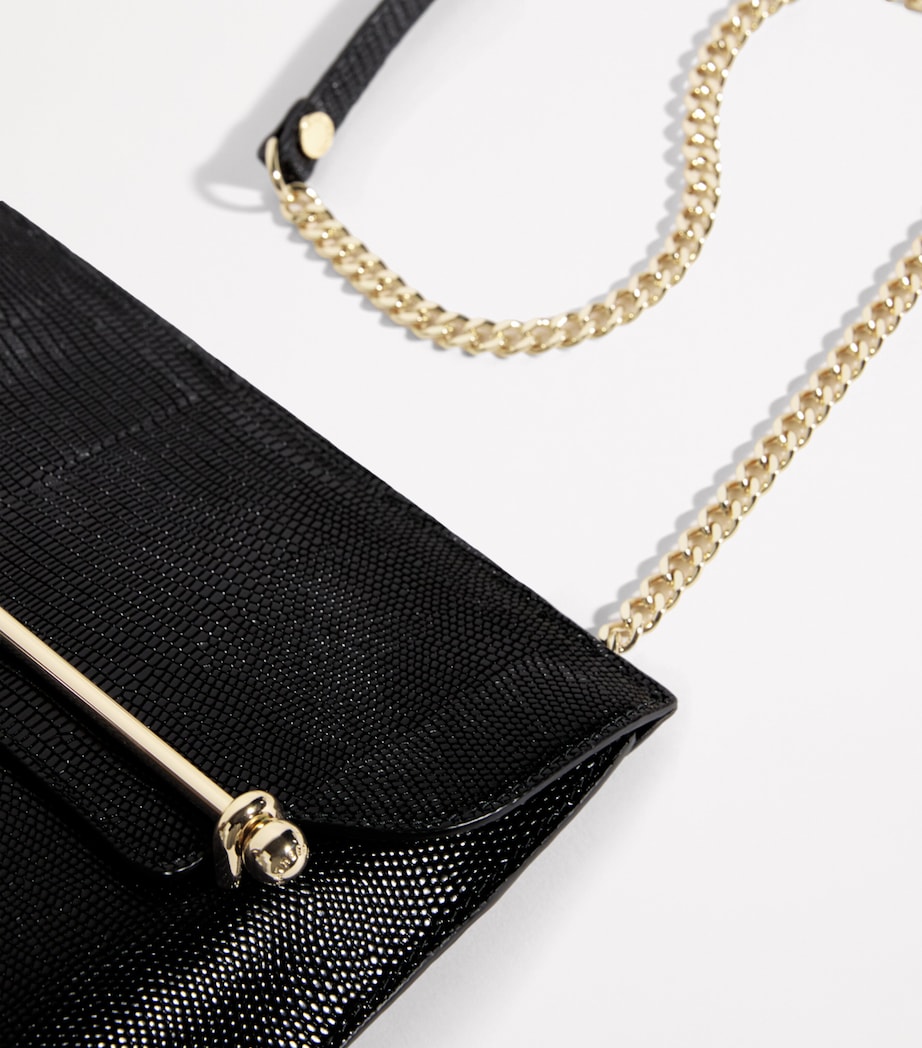 Strathberry Leather Stylist Clutch Bag Black Image 4