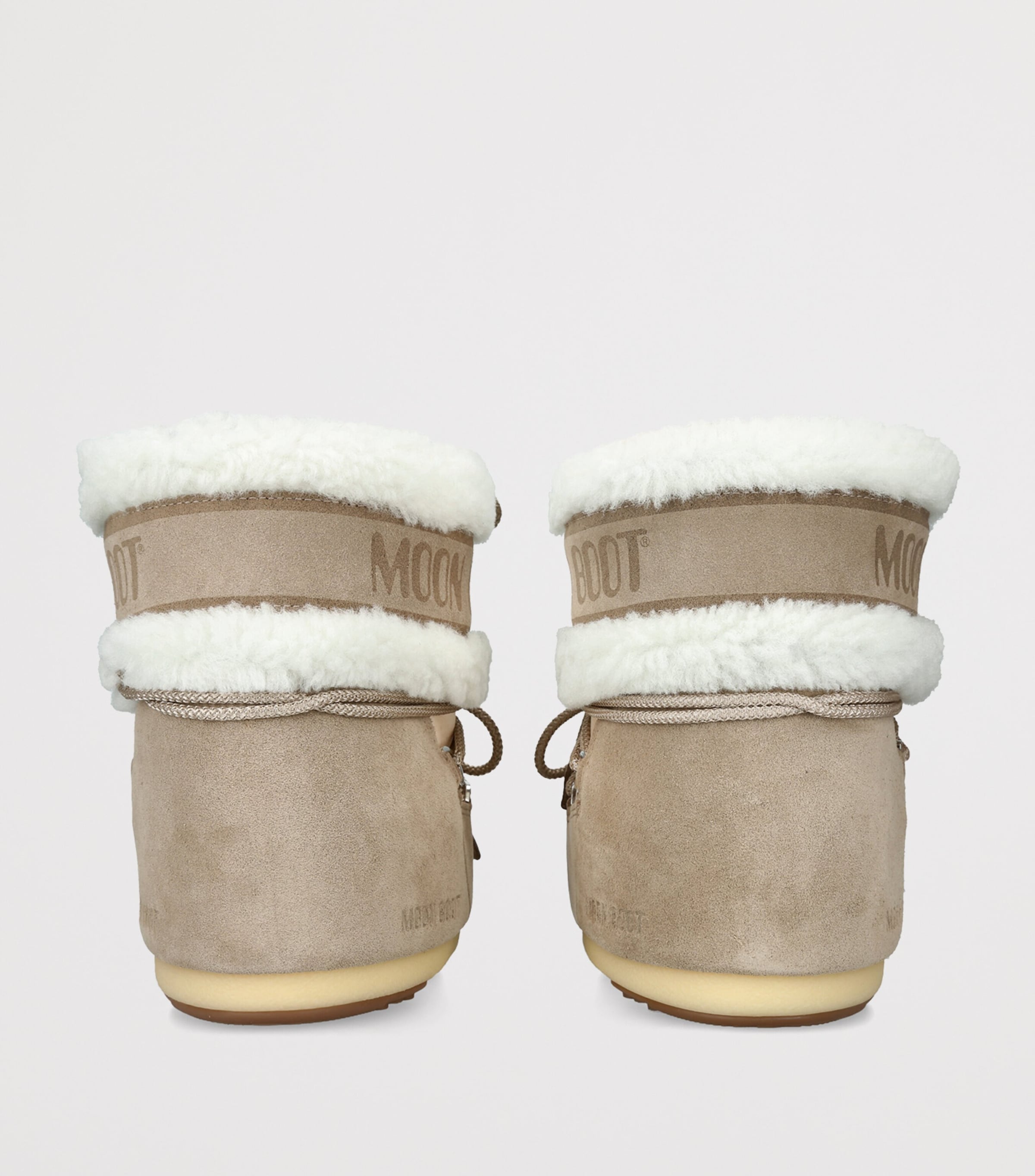 Moon Boot Shearling Pearly Plus Boots Peach Image 4