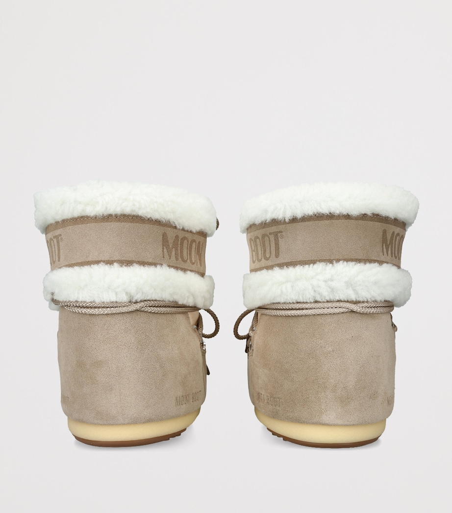 Moon Boot Shearling Pearly Plus Boots Peach Image 4