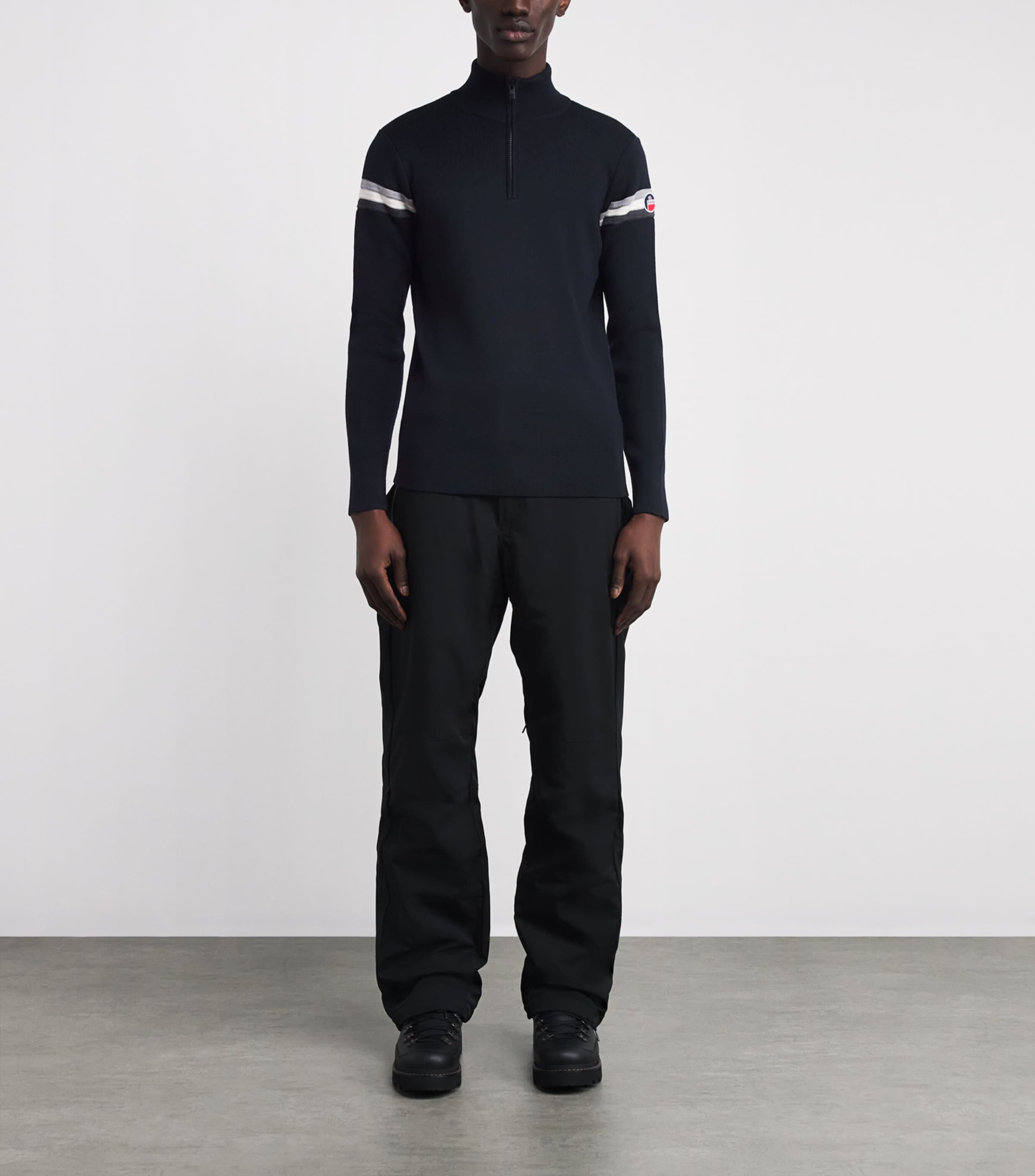 Merino Wengen Sweater 65602 MARIN/SILICE Image 2