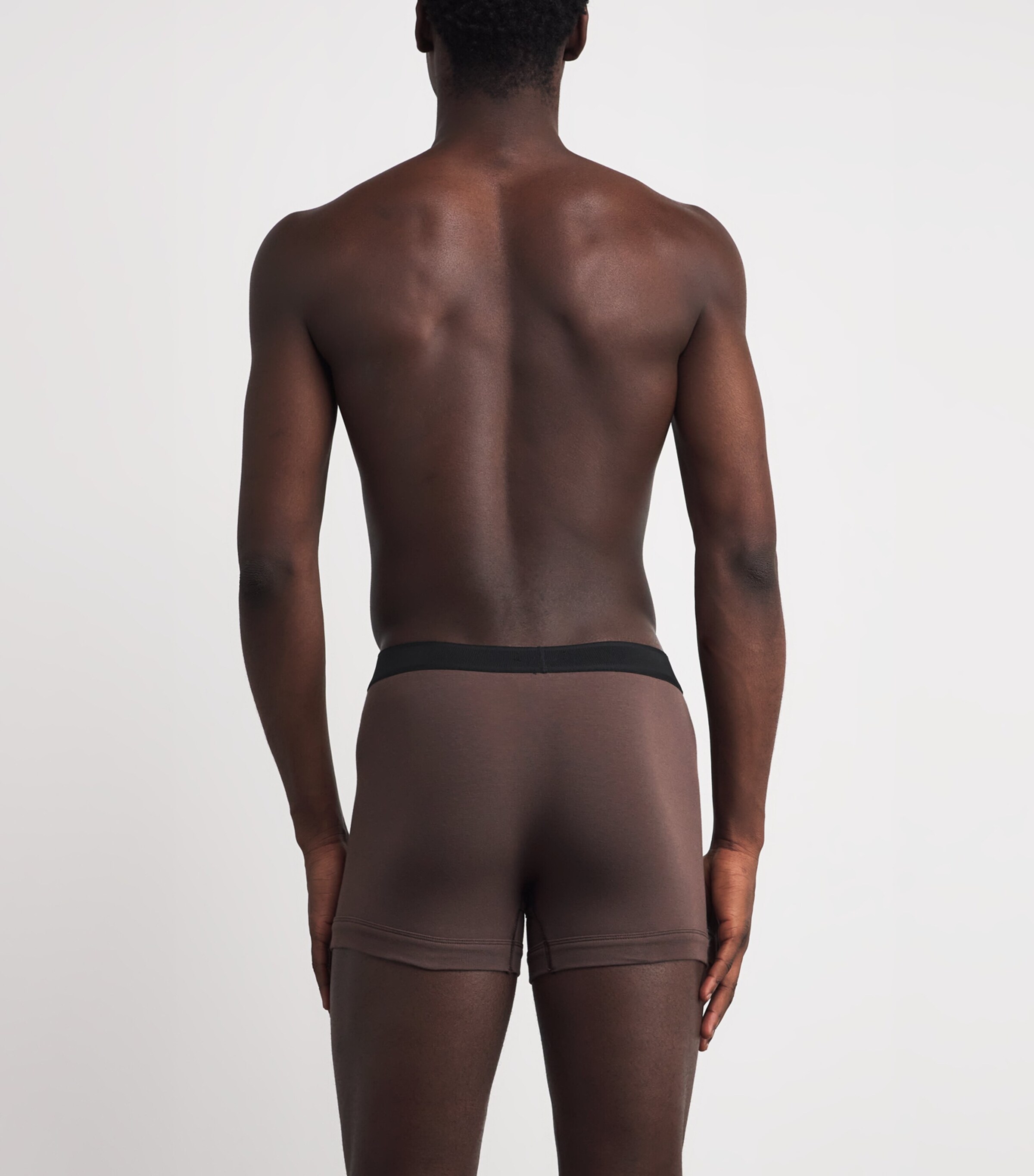 Stretch-Cotton Logo Boxers 206 NUDE 8 Image 3