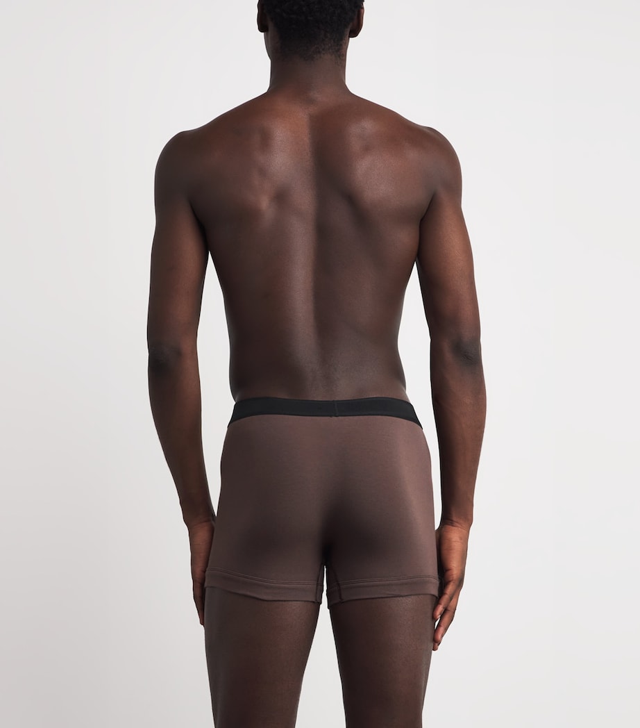 Stretch-Cotton Logo Boxers 206 NUDE 8 Image 3