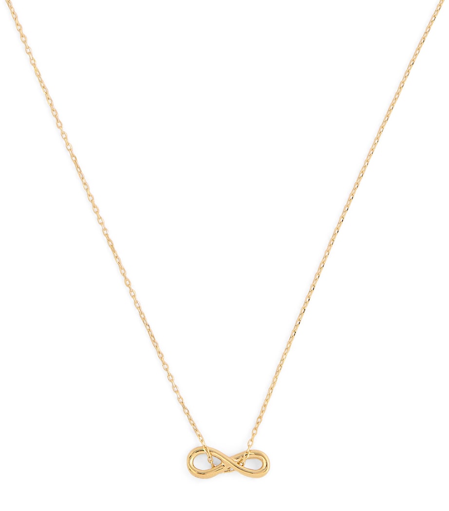 Yellow Gold Infinite Pendant Necklace GOLD Image 1