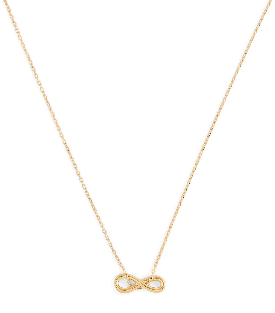 Yellow Gold Infinite Pendant Necklace