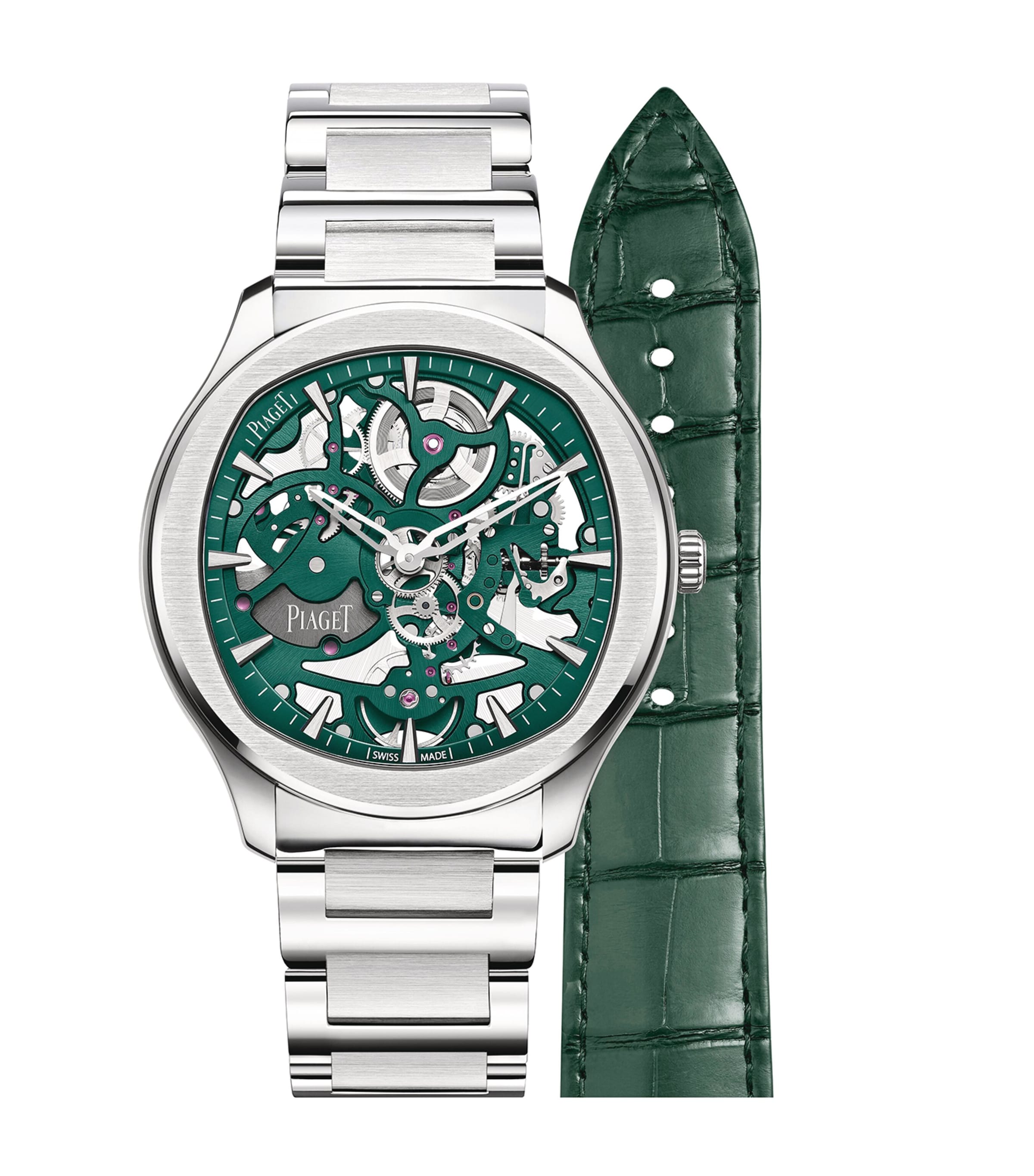 Steel Polo Watch (42mm) GREEN Image 2