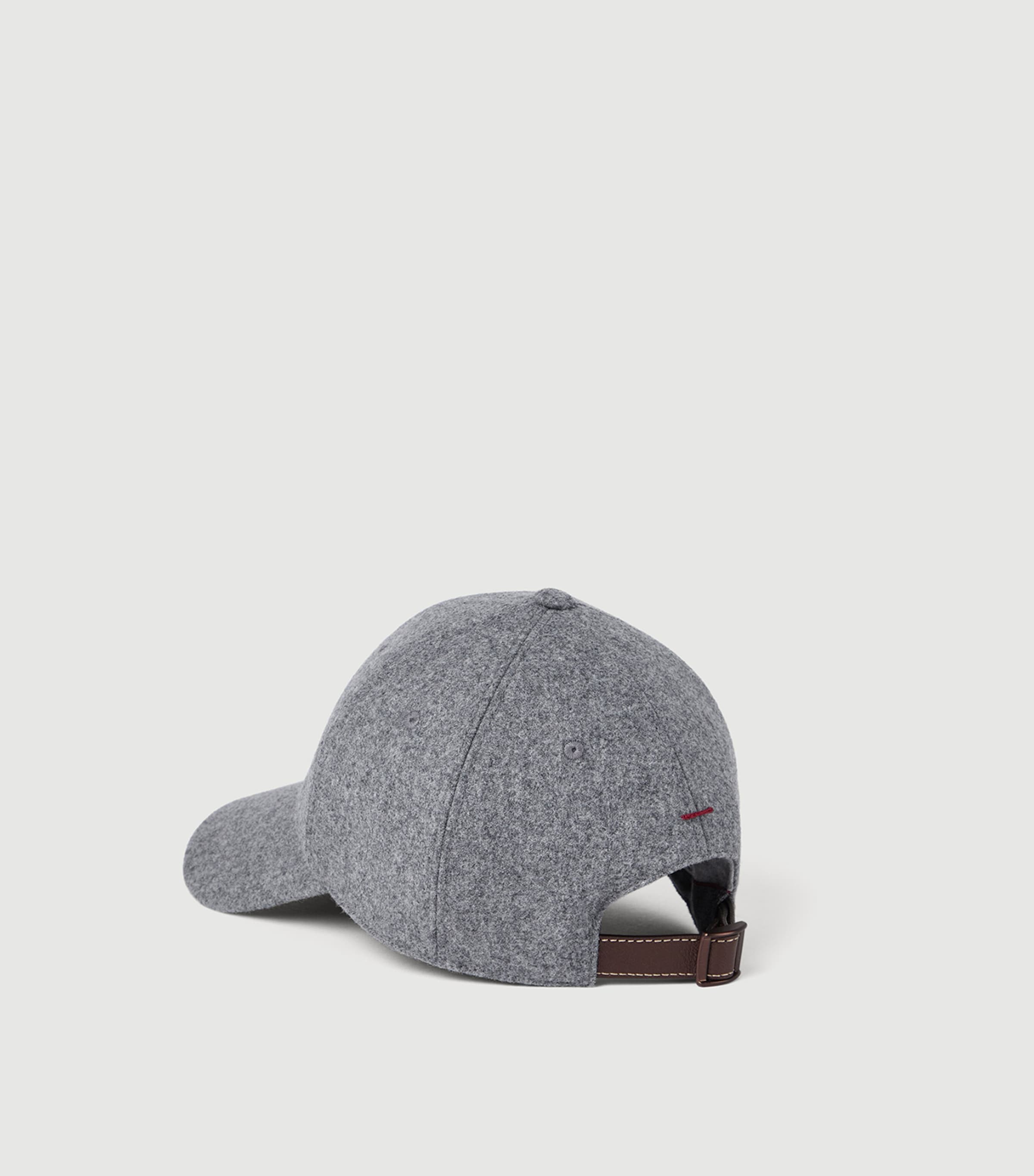 Brunello Cucinelli Virgin Wool Logo Cap Image 2