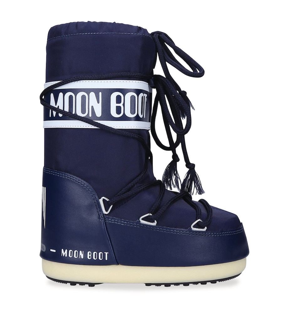 Nylon Classic Snow Boots NAVY Image 3