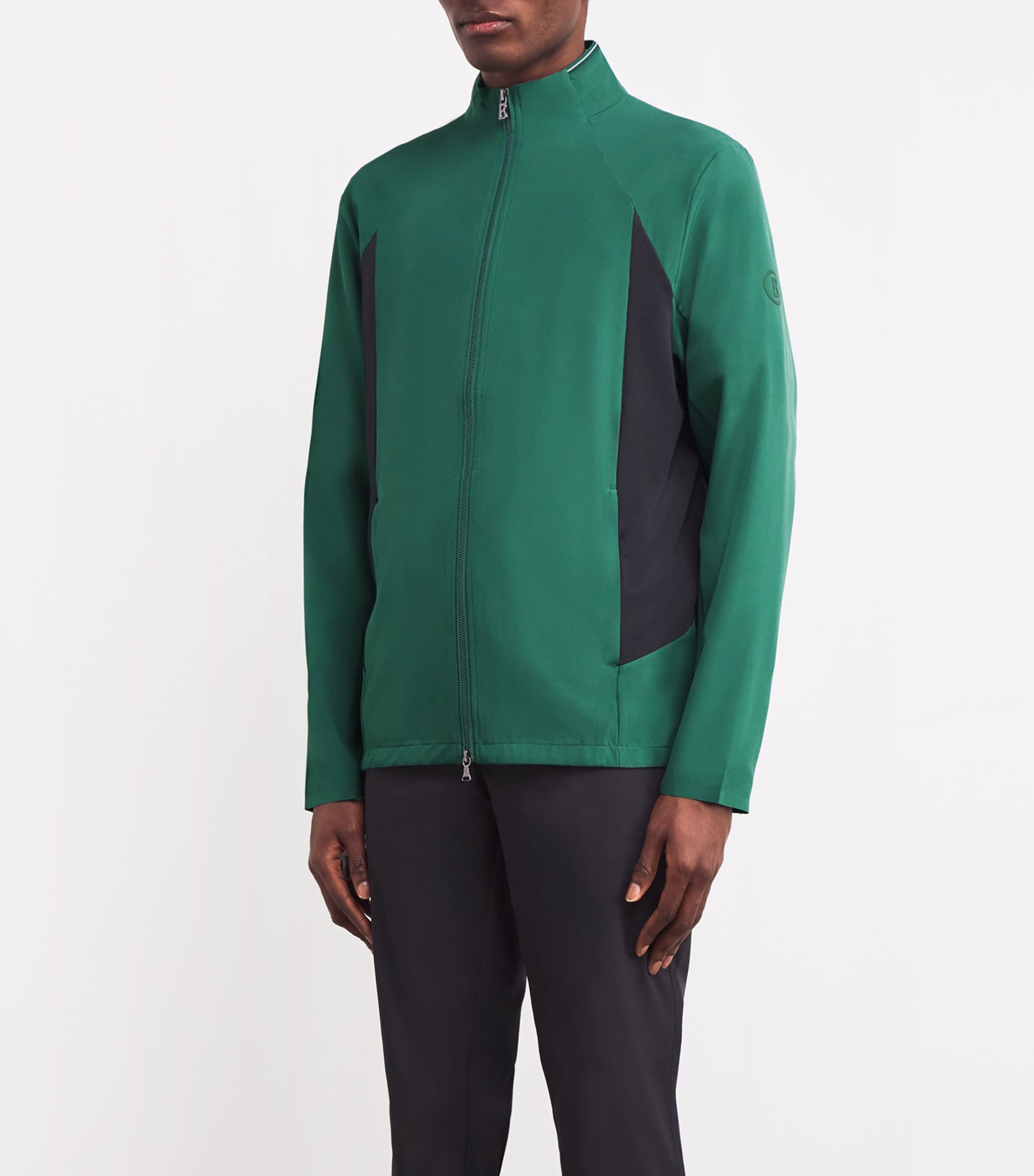 Technical Zip-Up Jacket 149 HUNTER GREEN Image 3