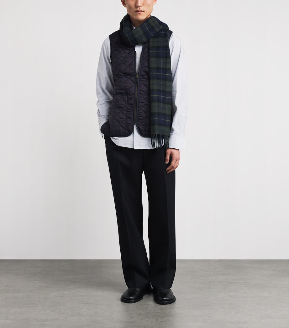 Barbour Mens Quilted Zip-In Gilet Liner Navy Image 2