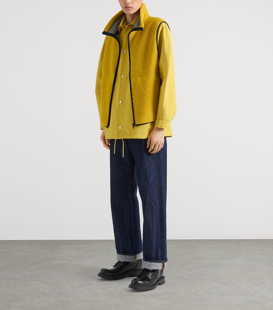 Fleece Gilet MUSTARD Image 2