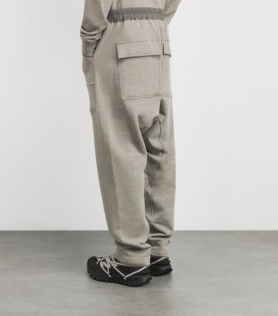 Jersey Classic Cargo Sweatpants GREY MELANGE - 178 Image 4