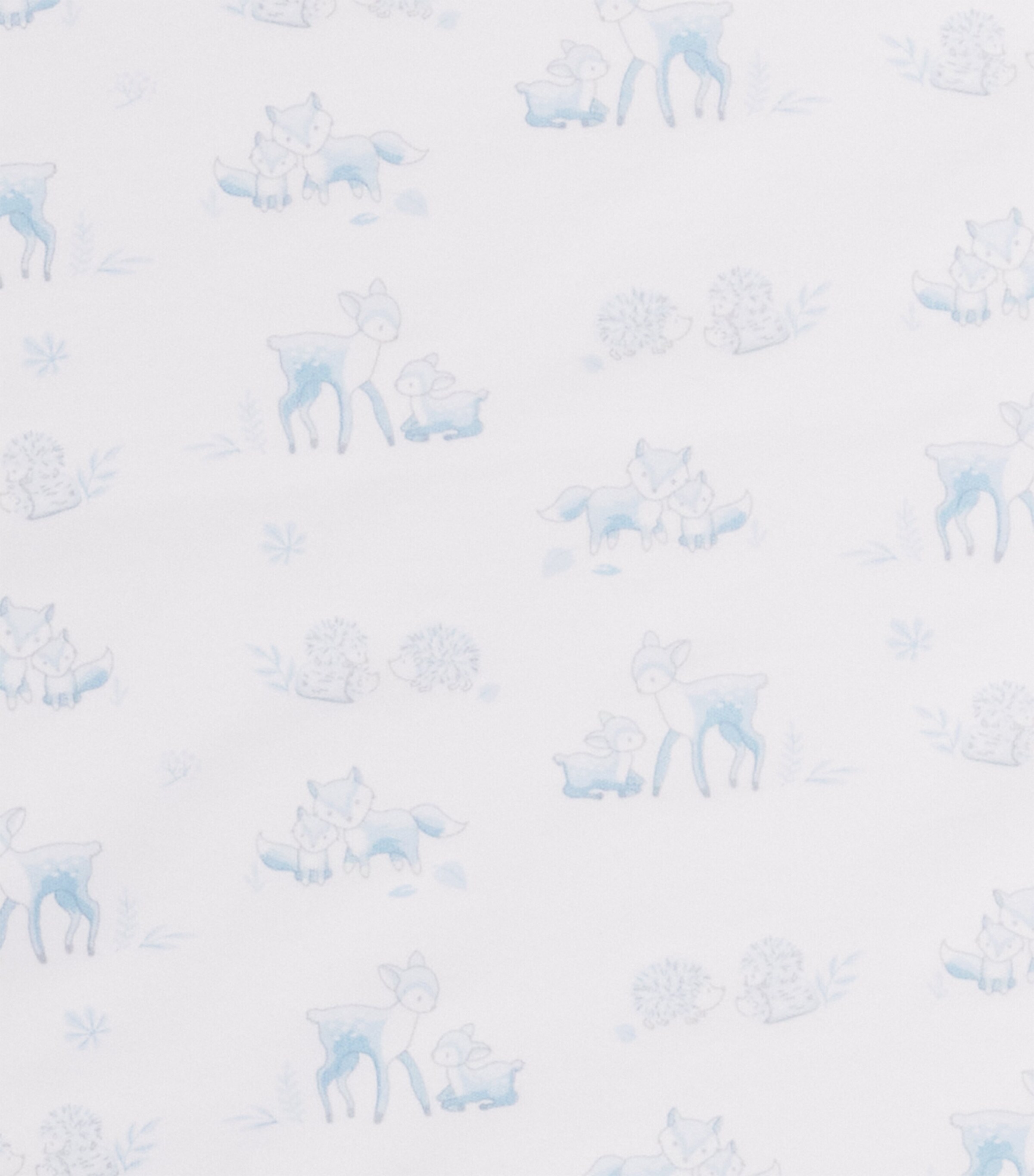 Kissy Kissy Pima Cotton Forest Fanfare Blanket (72cm x 66cm) Blue Image 3