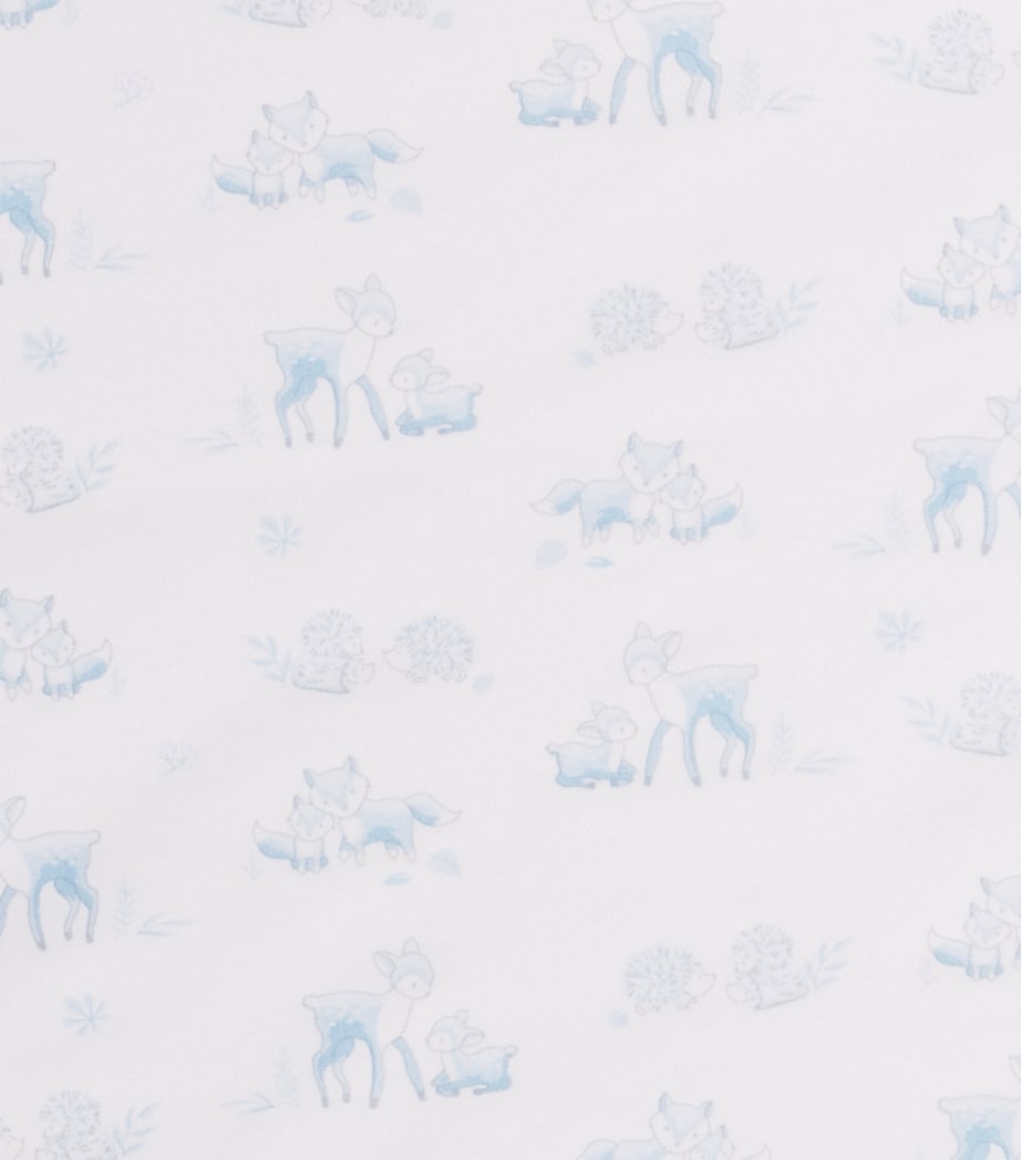 Pima Cotton Forest Fanfare Blanket (72cm x 66cm) K480LIGHT BLUE Image 3