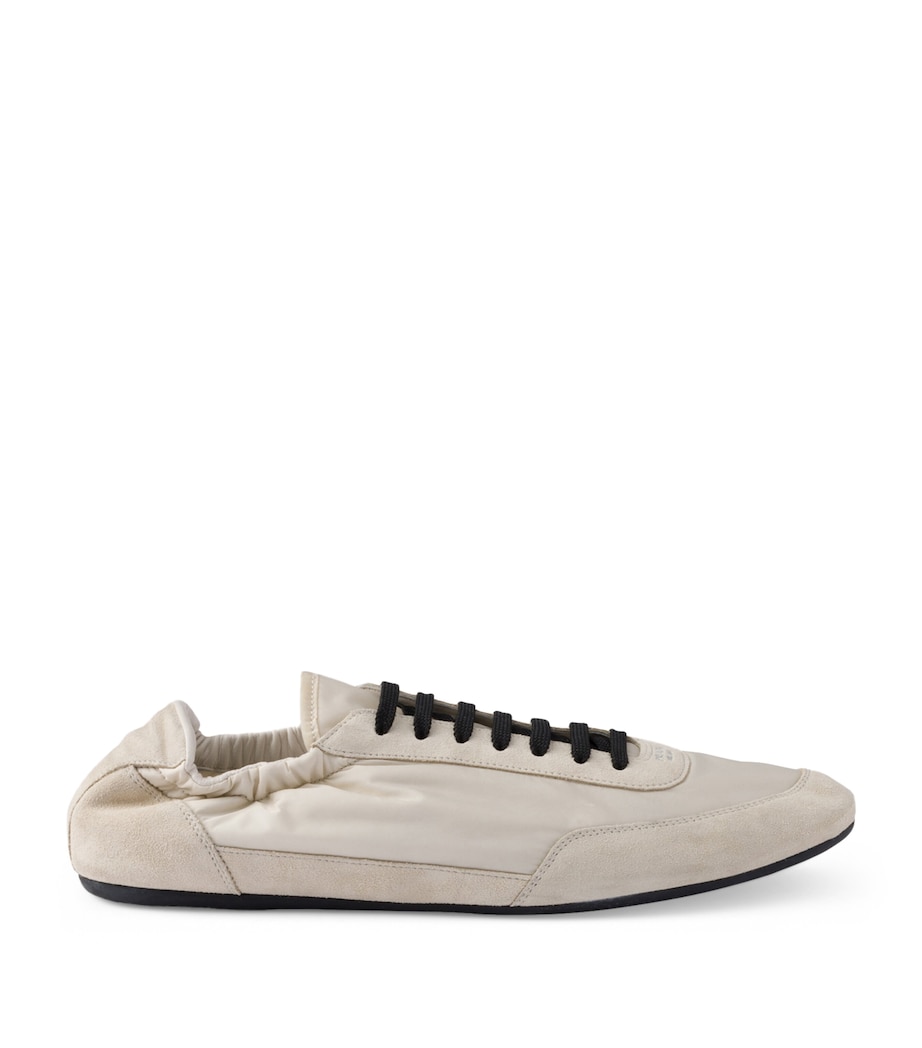 Re-Nylon-Faux Suede Slip-On Sneakers F0304 Image 1