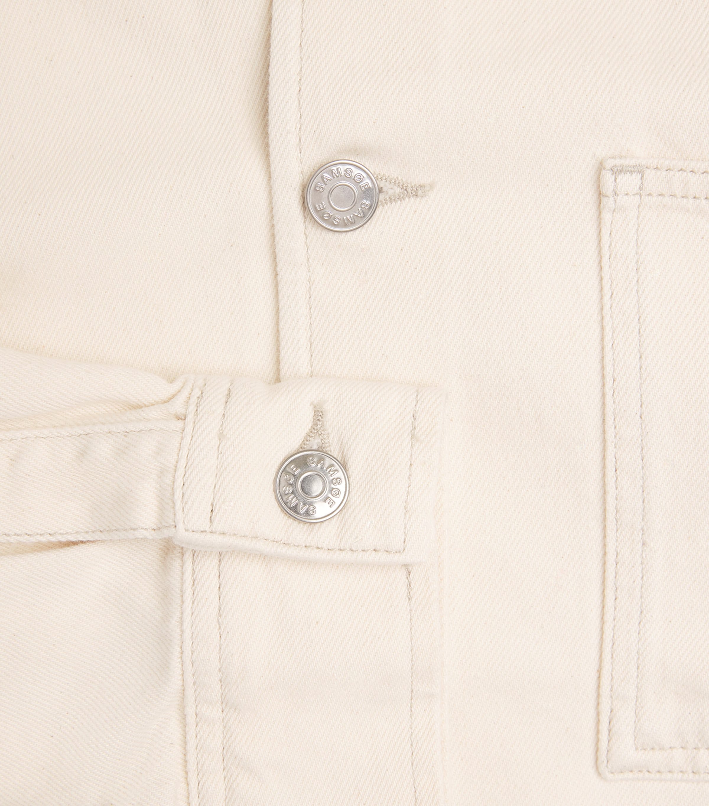 Samsøe Samsøe Mens Organic Cotton Sachore Overshirt Soft Natural Image 6