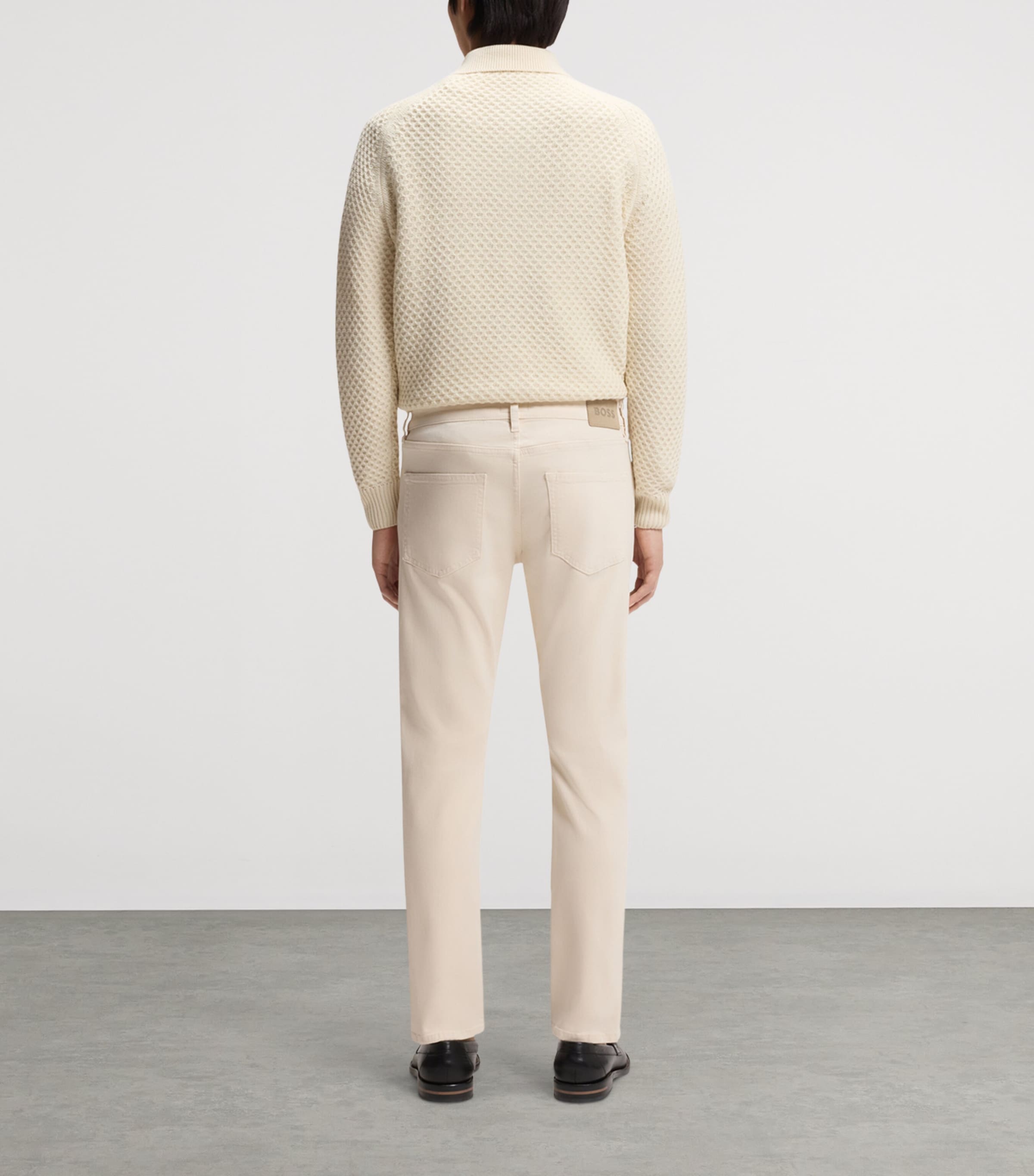 BOSS Mens Stretch-Denim Slim Jeans Image 3