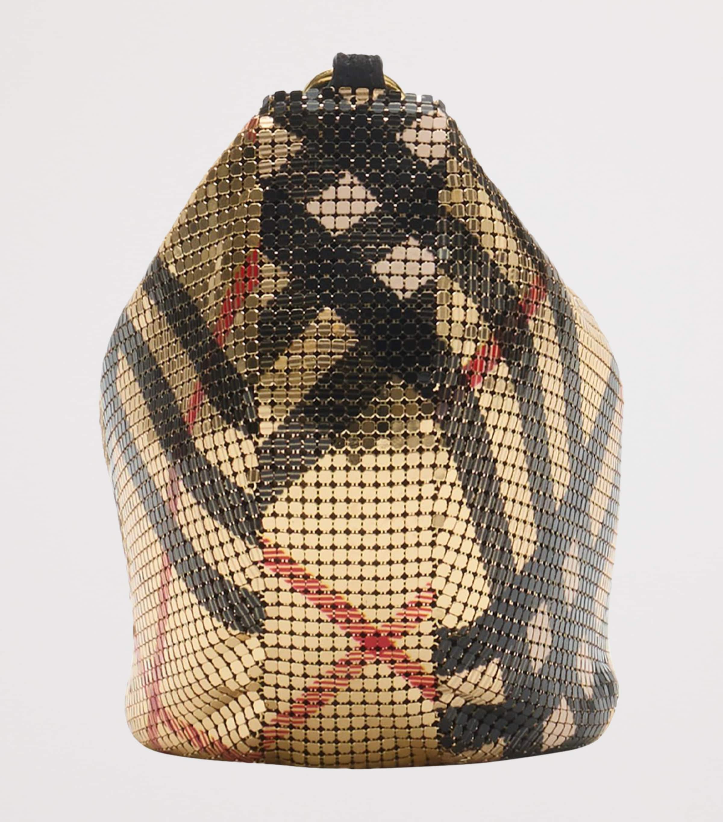 Check Chainmail Shoulder Bag SAND Image 4