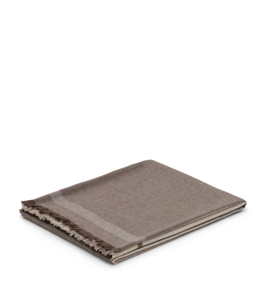 Cashmere Tummel Quatraine Throw (140cm x 185cm) NATURAL Image 2