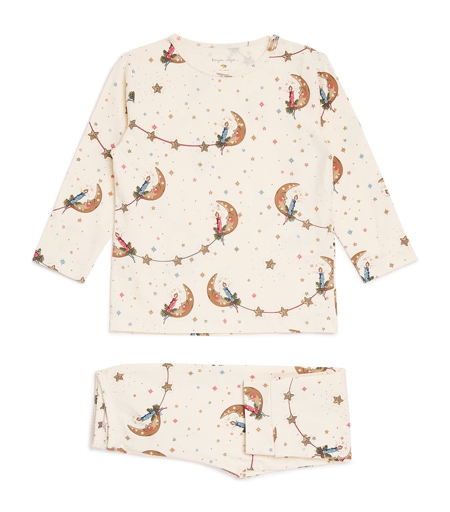 Organic Cotton-Blend Luna Pyjama Set (9 Months-4 Years) P20033 LUNA Image 1