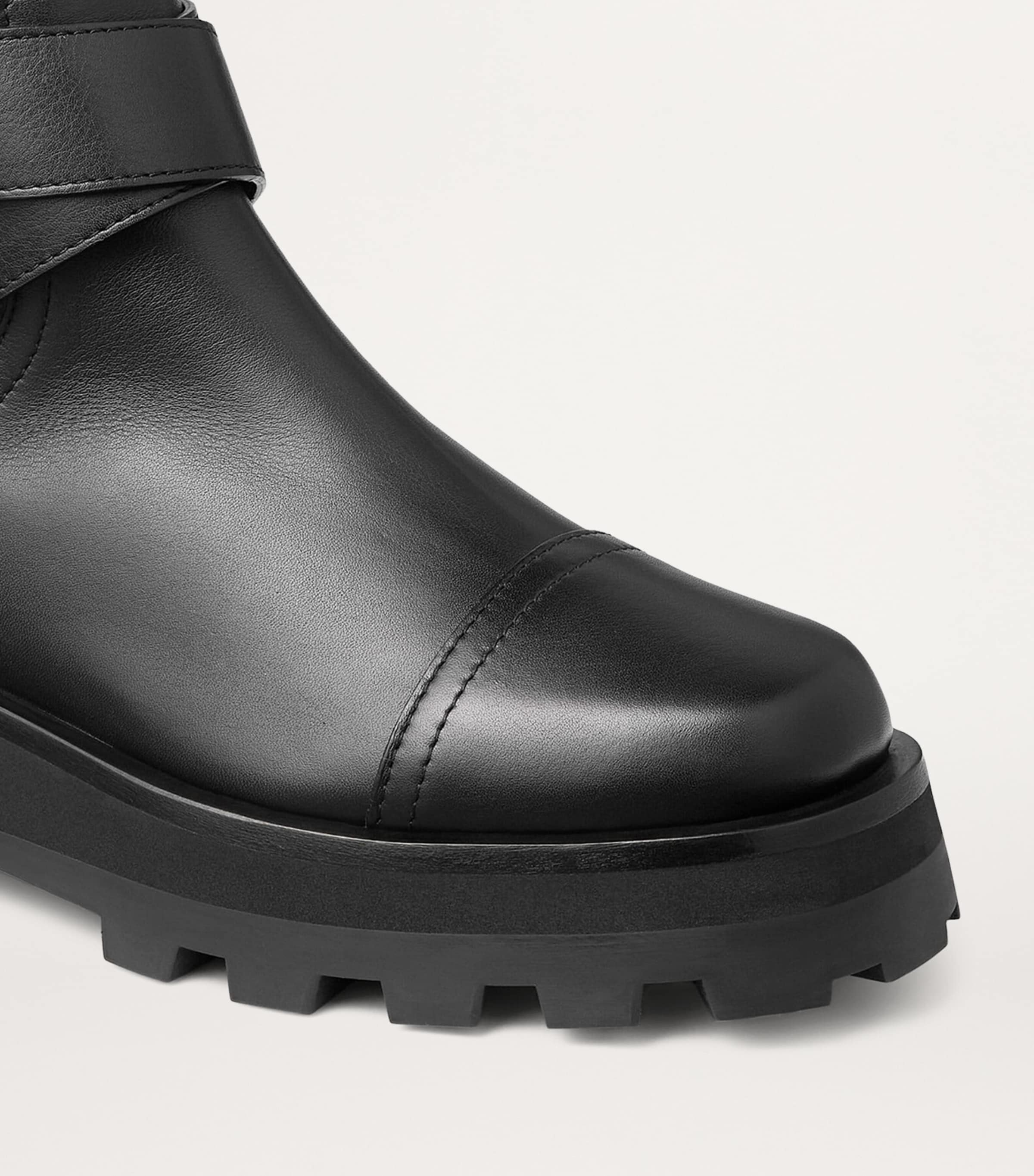 Meena Leather Ankle Boots BLACK Image 5