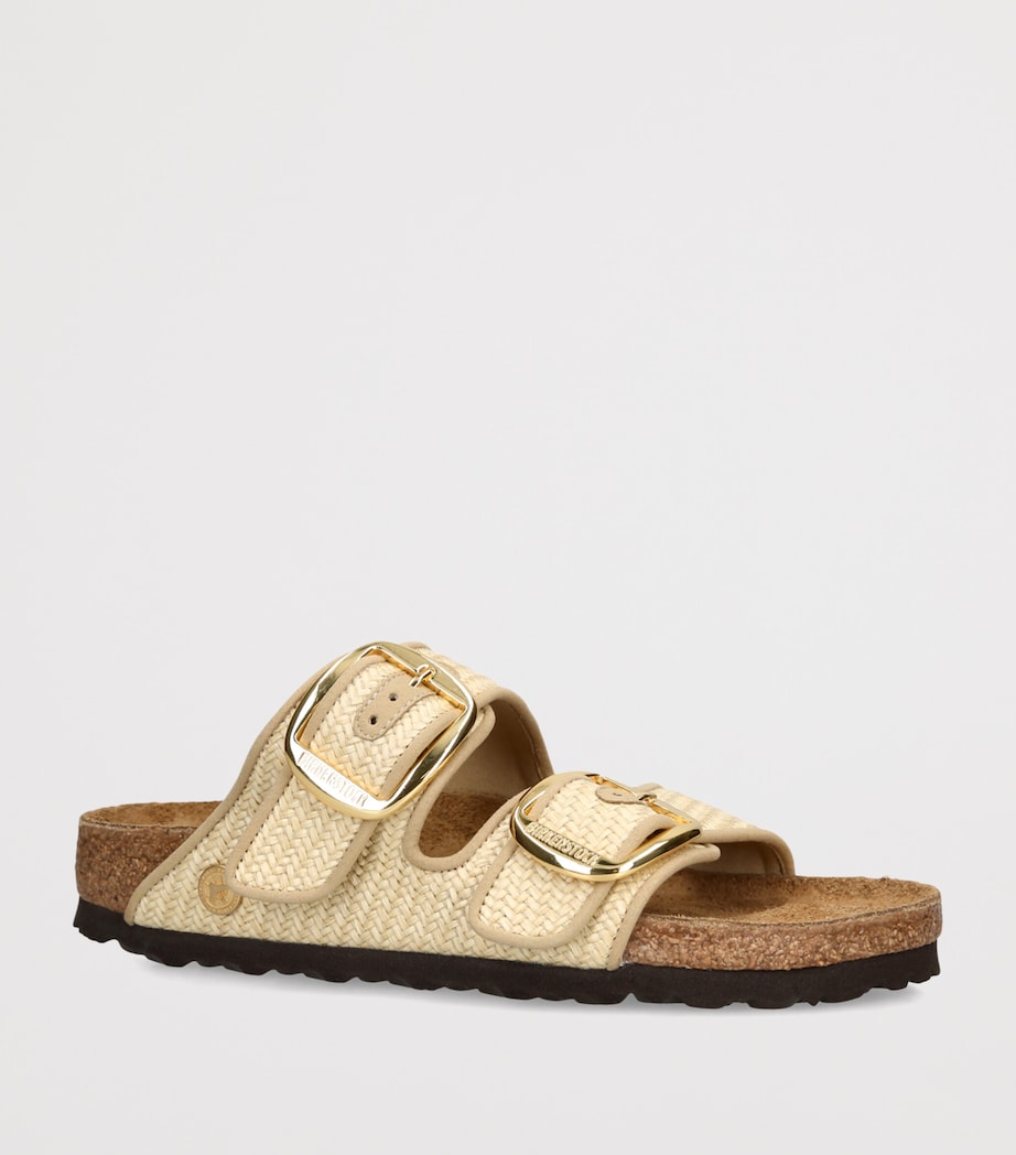 Birkenstock Raffia Arizona Sandals Cream Image 3