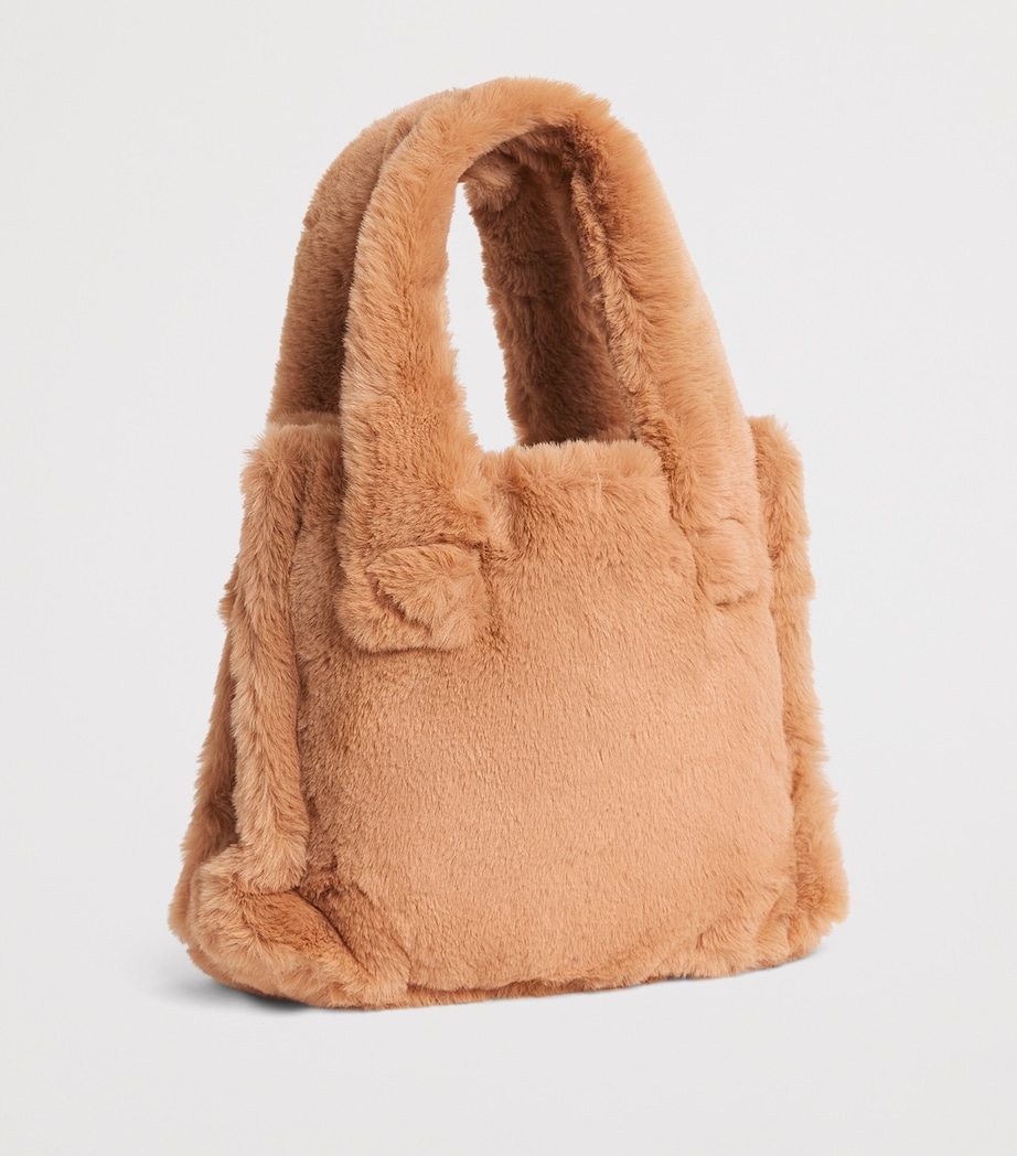 Chloé Kids Faux Fur Tote Bag Thrush Image 2