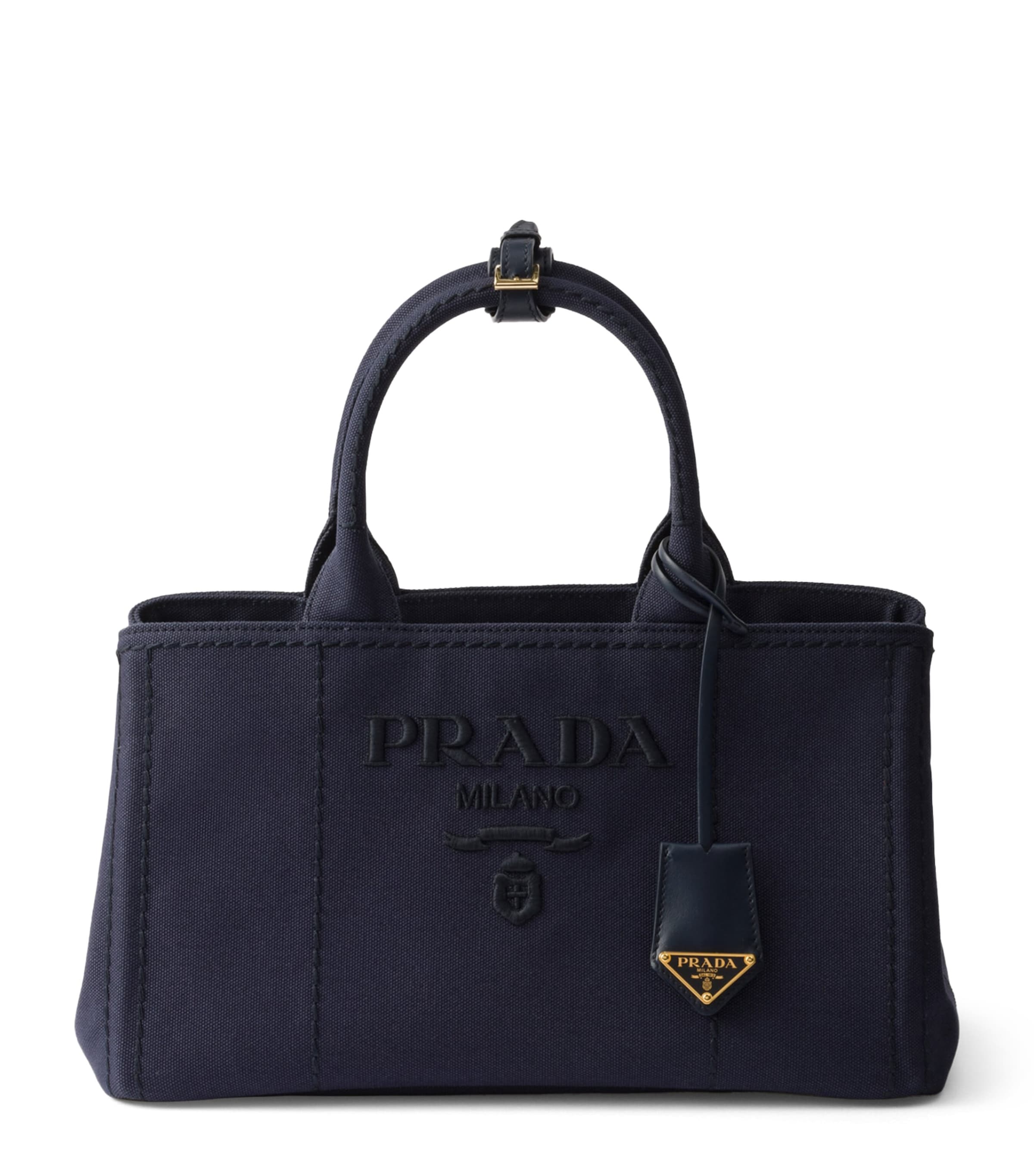 Large Cotton Canvas Top-Handle Bag F0216 Image 1