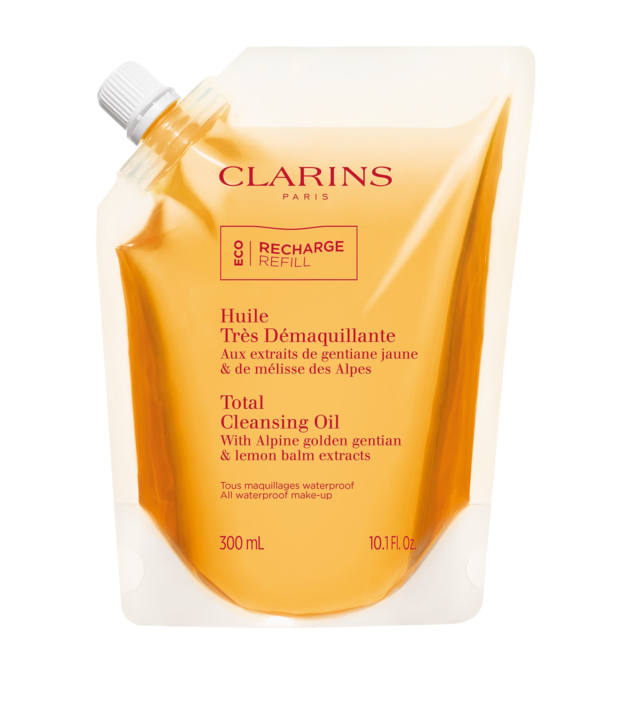Clarins Total Cleansing Oil (300ml) - Refill | Make-up | Make-Up Removers | Skincare | Cleansers | Cleansing Oils & Balms | Designers | Clarins