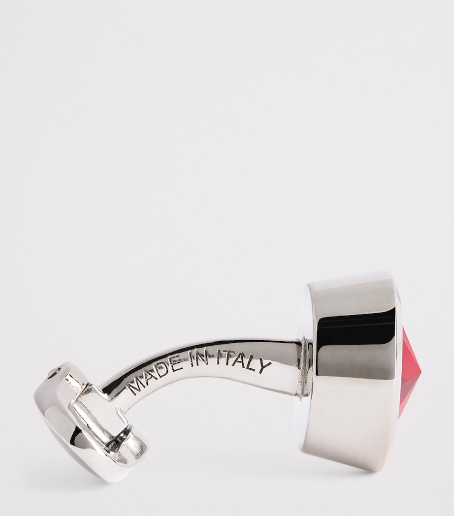 Sterling Silver Embellished Cufflinks U2093 Image 4