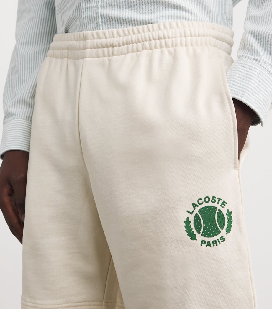 Cotton-Blend Fleece Tennis Shorts LAPLAND Image 6