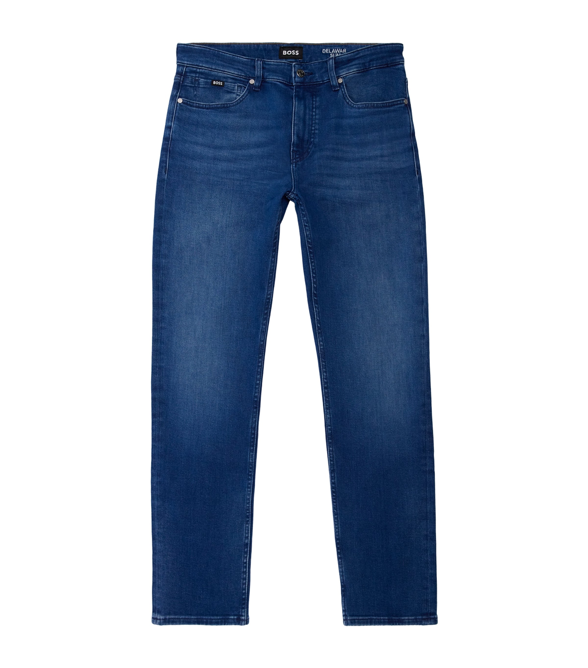 BOSS Mens Delaware Slim Jeans Medium Blue Image 1