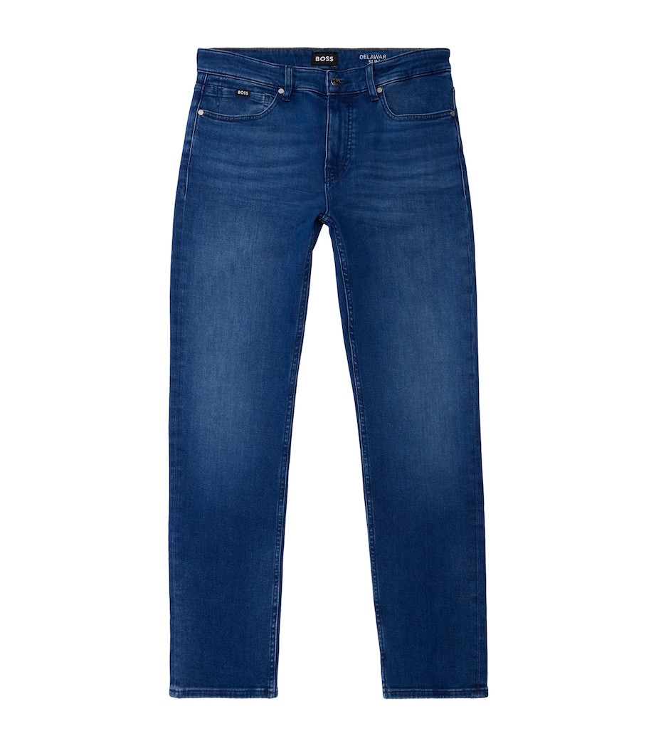 BOSS Mens Delaware Slim Jeans Medium Blue Image 1