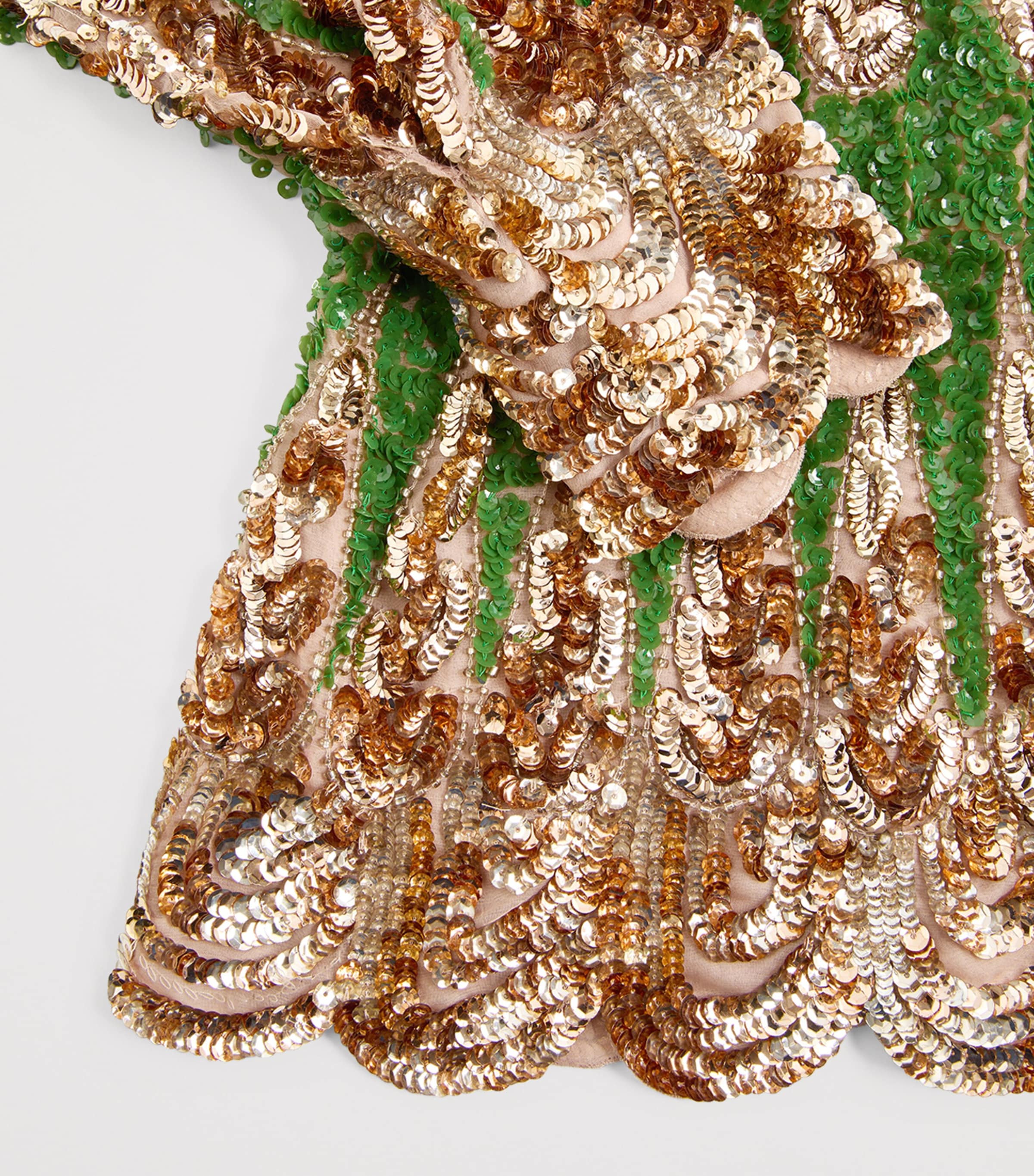 Valentino Womens Silk Sequinned Blouse Image 8