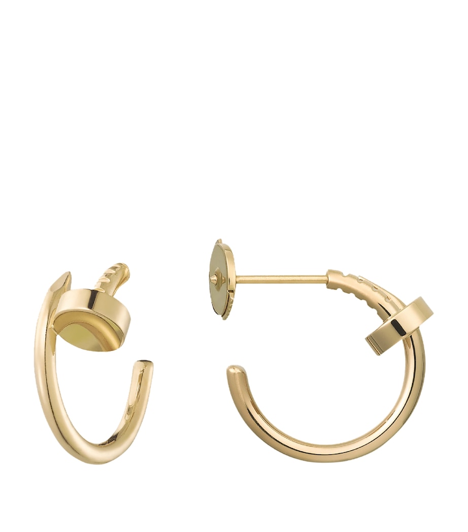 Yellow Gold Juste un Clou Hoop Earrings YELLOW GOLD Image 4