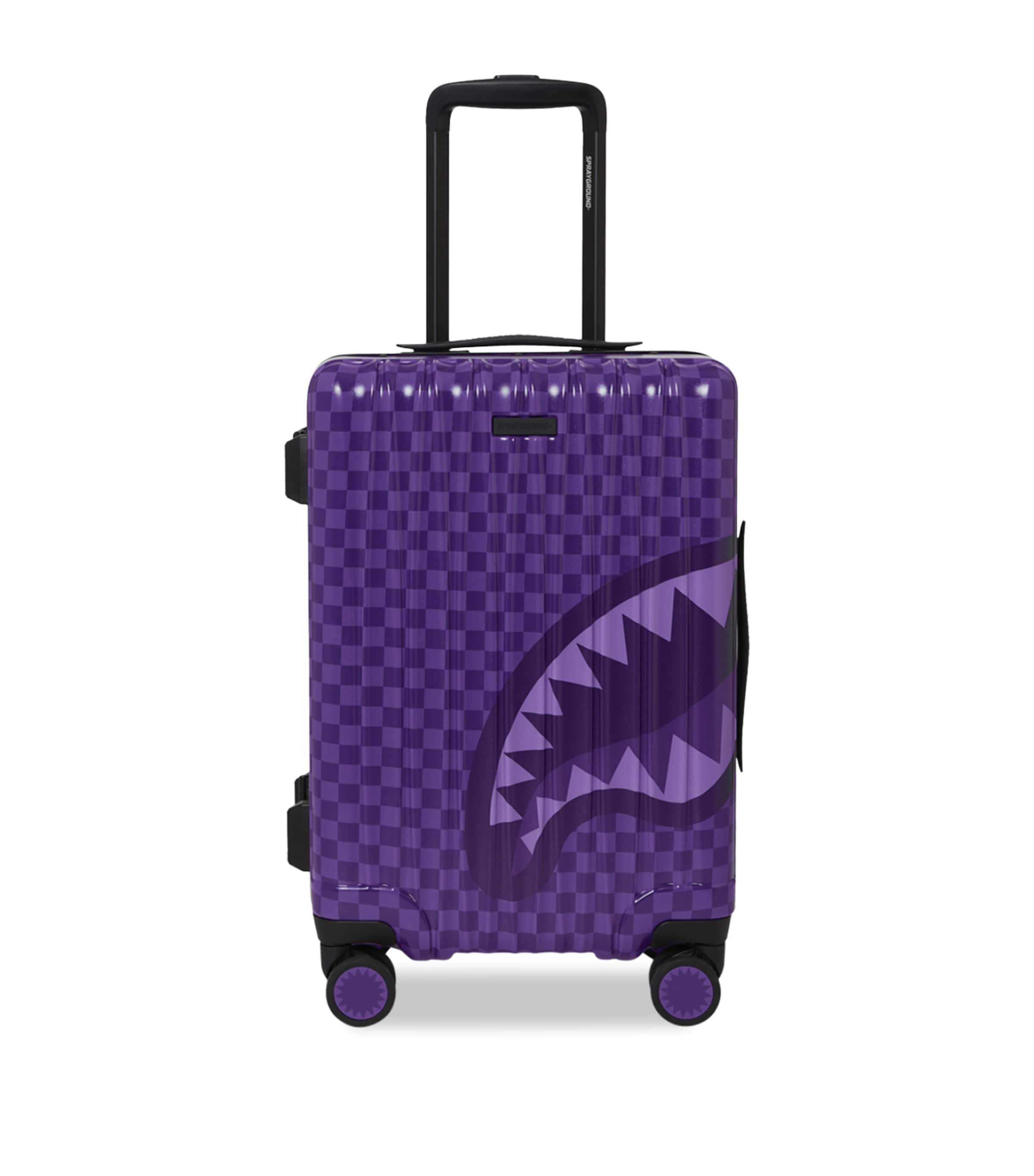 Sprayground Sharks In Paris Cabin Suitcase In Purple