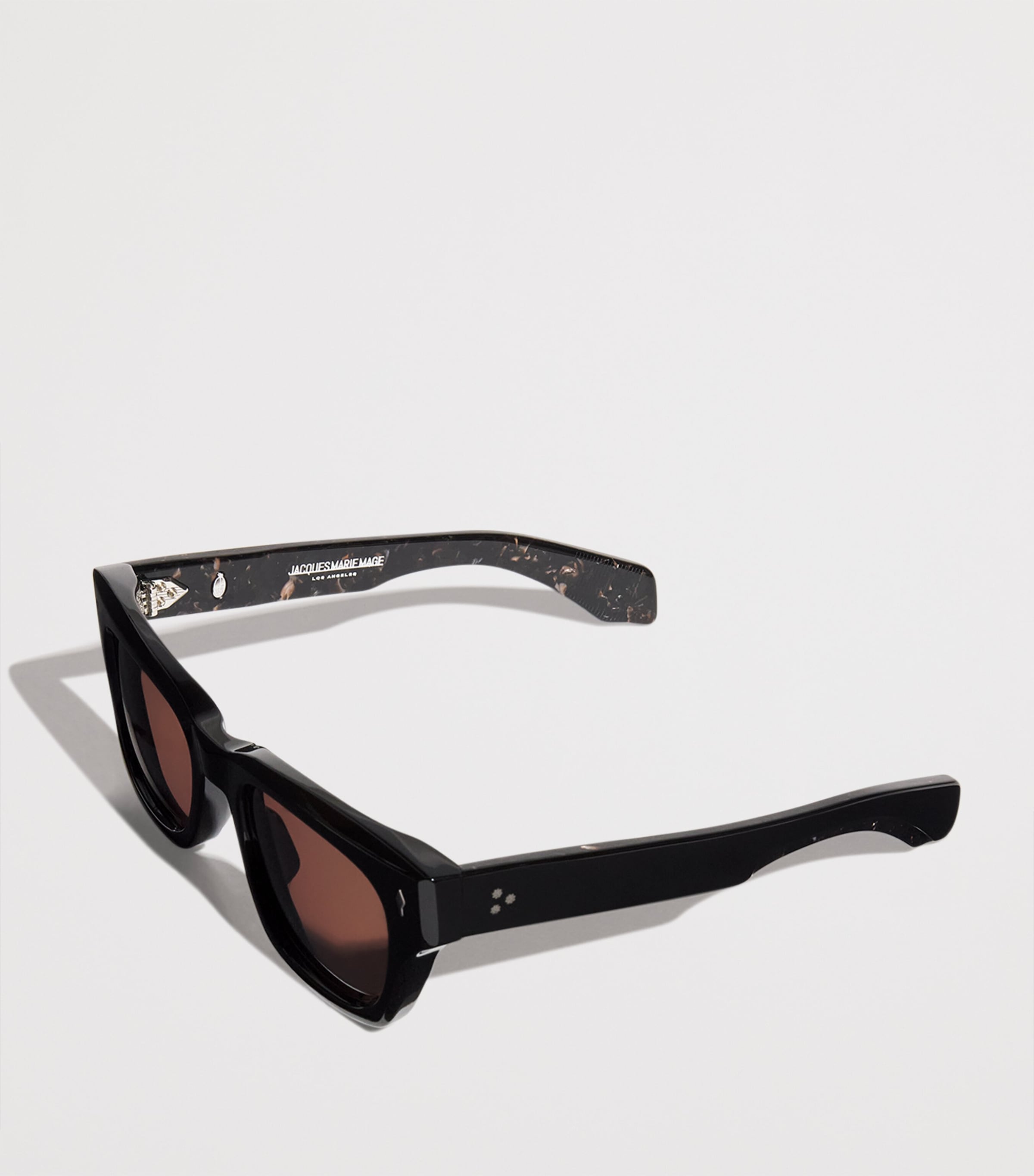 Jacques Marie Mage Acetate Dealan-53 Sunglasses Deep Brown Image 3
