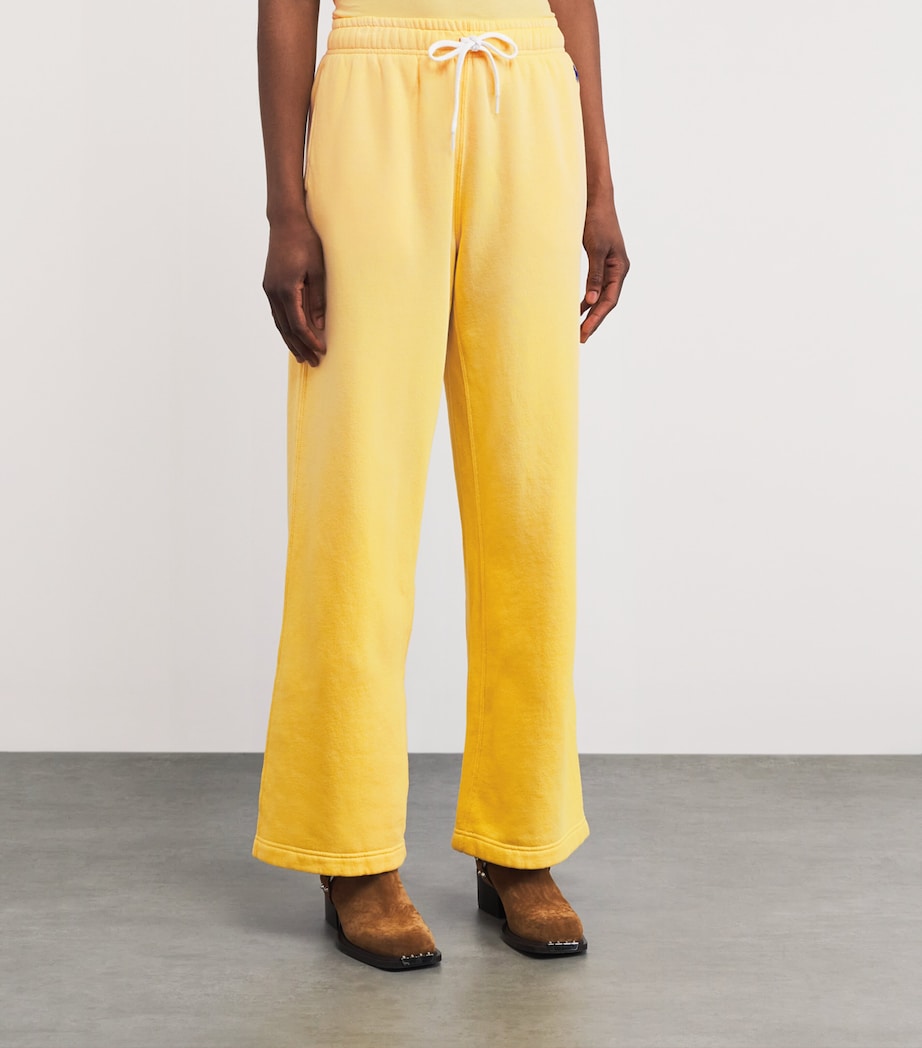 Polo Pony Straight Sweatpants COLLEGIATE YELLOW Image 3