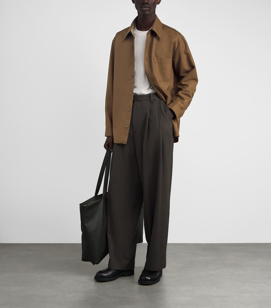 Button-Up Overshirt JAA - KAKI Image 2