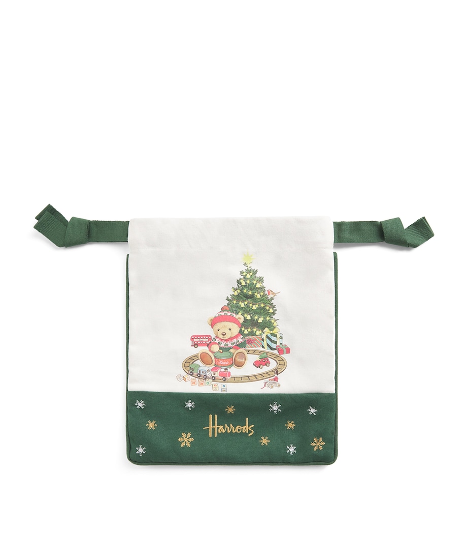 Harrods Mini Christmas Bear Sack Image 1