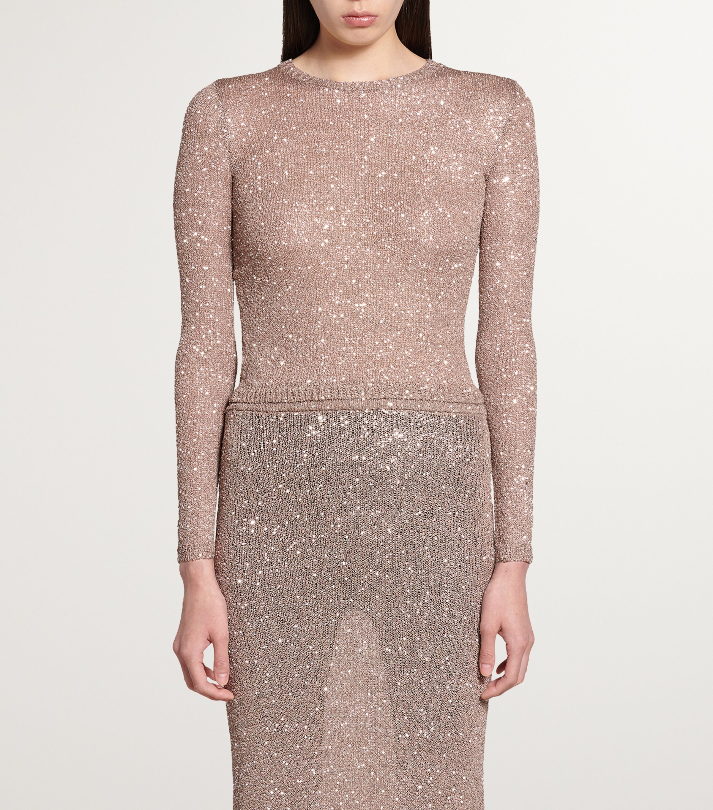 Balenciaga Womens Sequinned Sweater Image 2