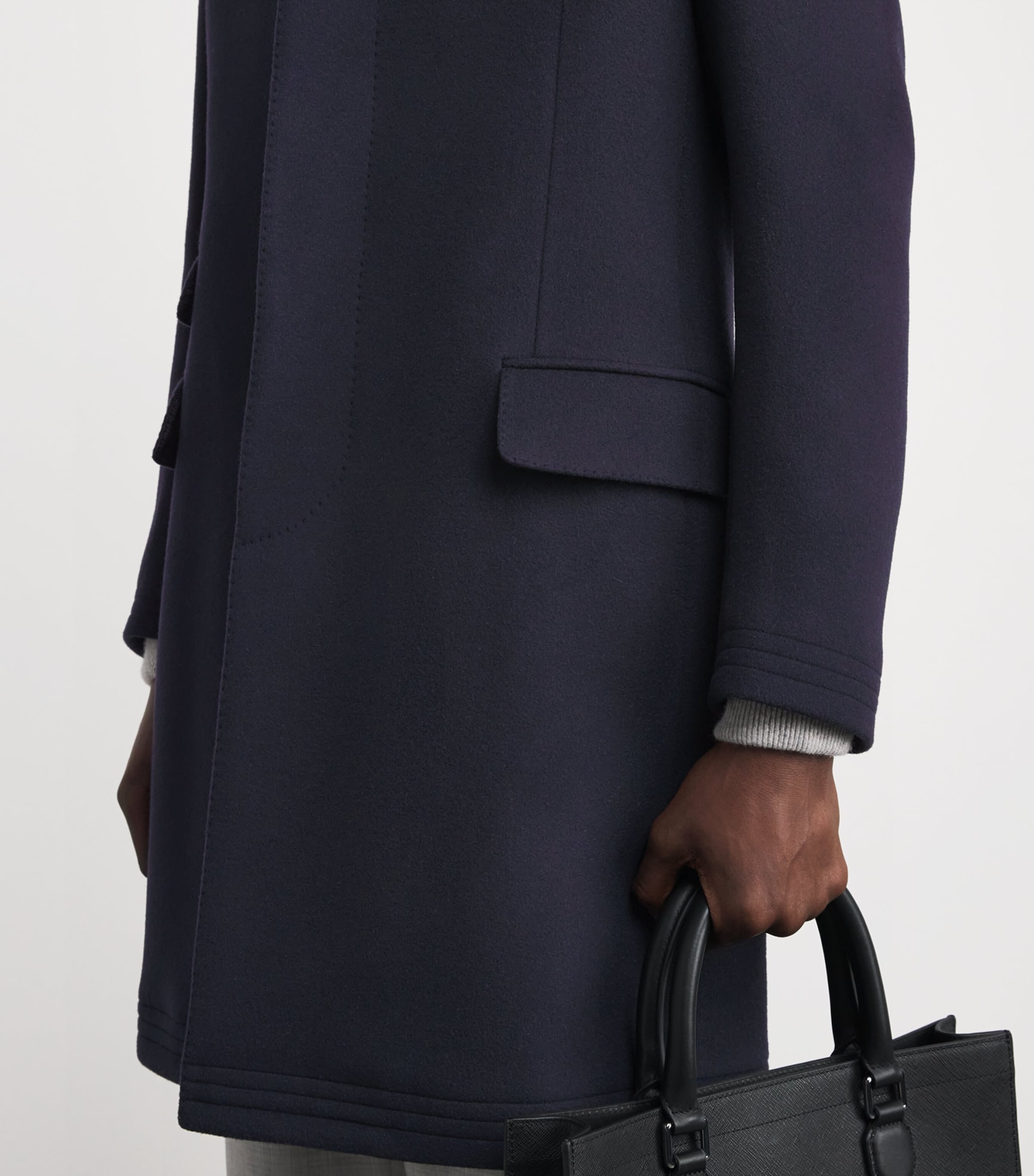 Wool-Blend Kent Overcoat NAVY Image 6