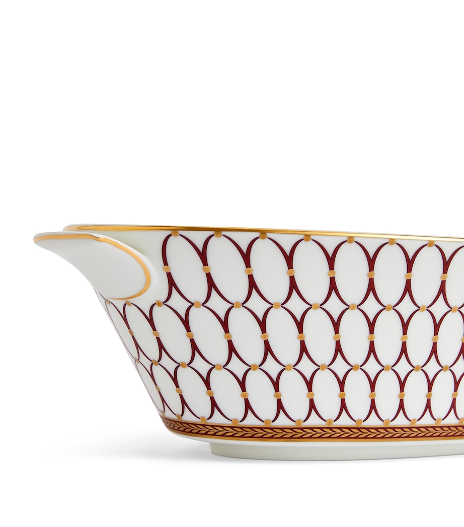 Renaissance Gold Oval Platter (28cm) RED Image 4