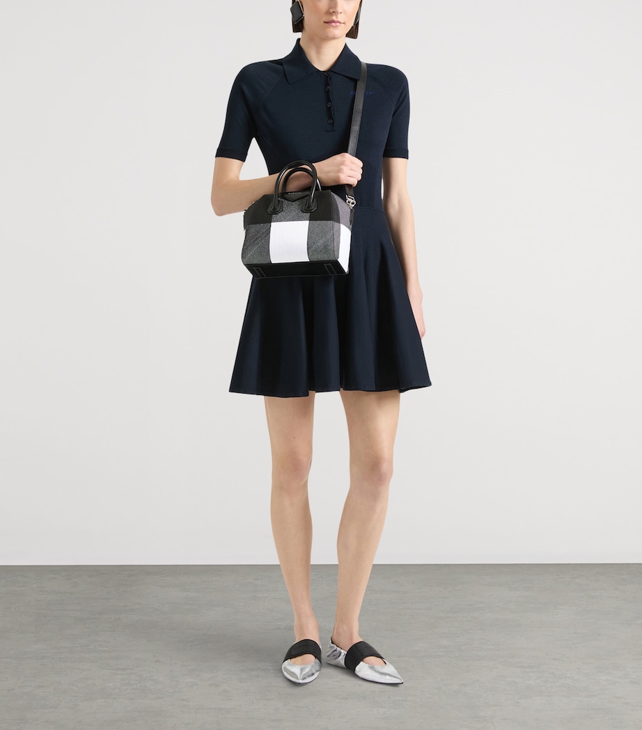 Givenchy Mini Check Antigona Top-Handle Bag Image 3