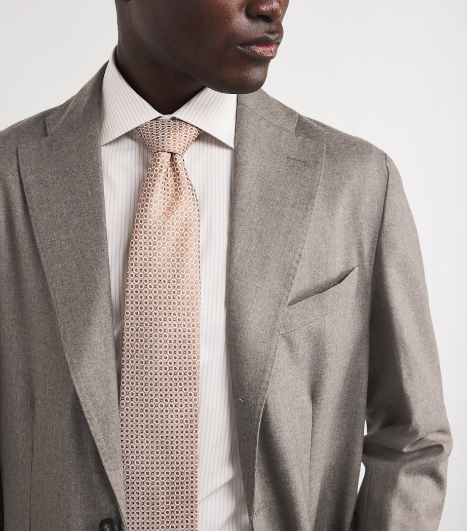 Cotton Stripe Long-Sleeve Shirt NATURAL / BEIGE 033 Image 6