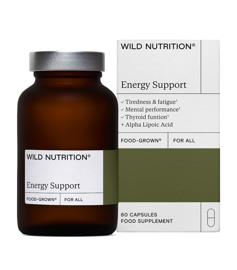 Wild Nutrition Food-Grown Energy Support (60 Capsules) Image 1