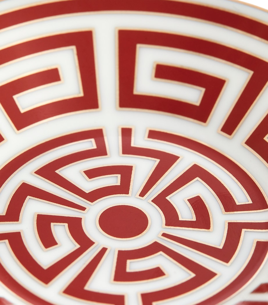 Porcelain Labirinto Scarlatto Espresso Saucer (11cm) G00125300 Image 4