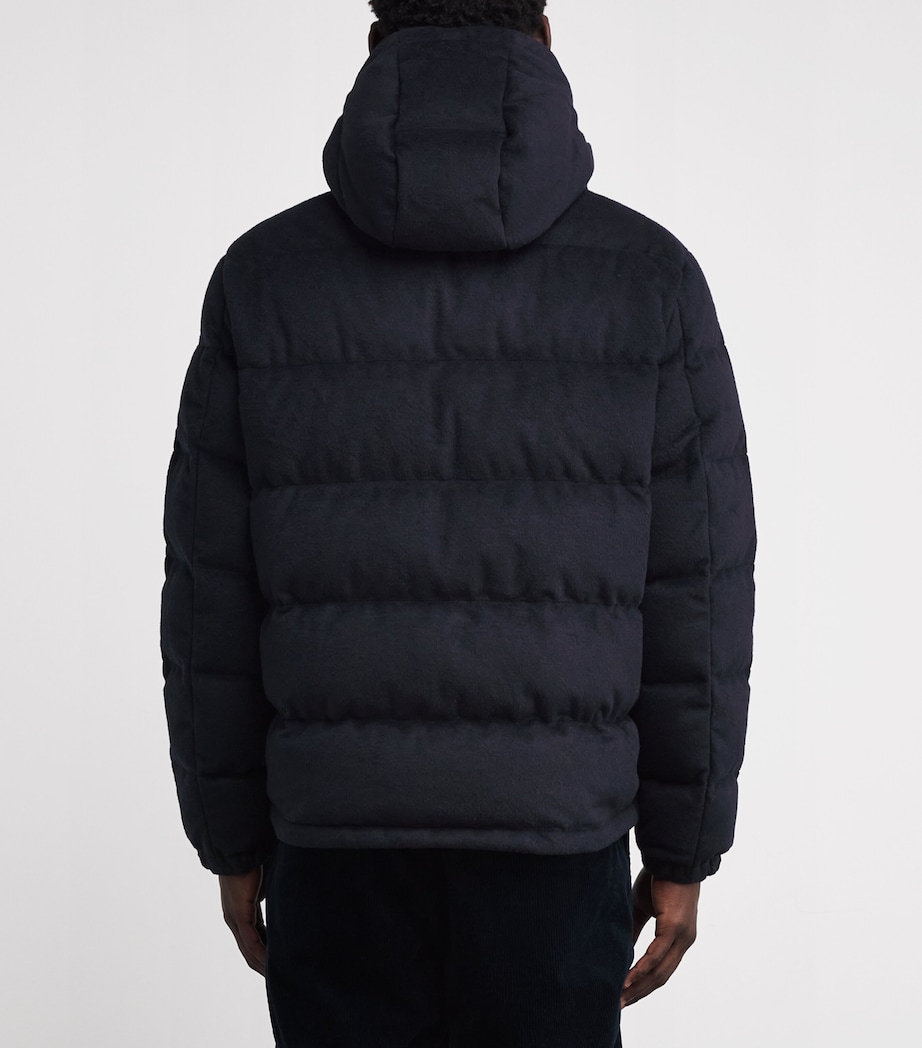 Down Melton Decker Puffer Jacket NAVY Image 4