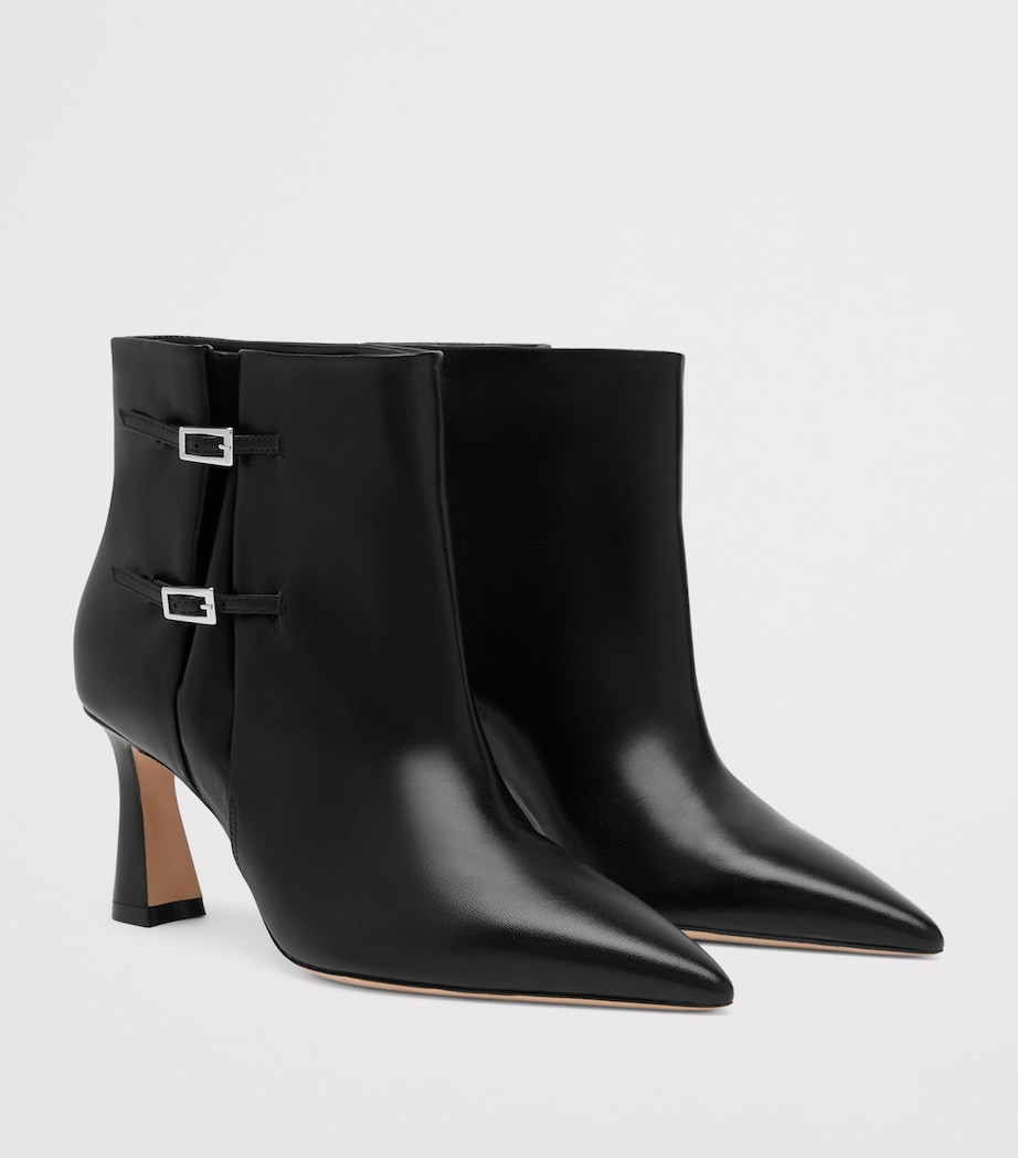 Leather Norma Ankle Boots 70 BLACK Image 2