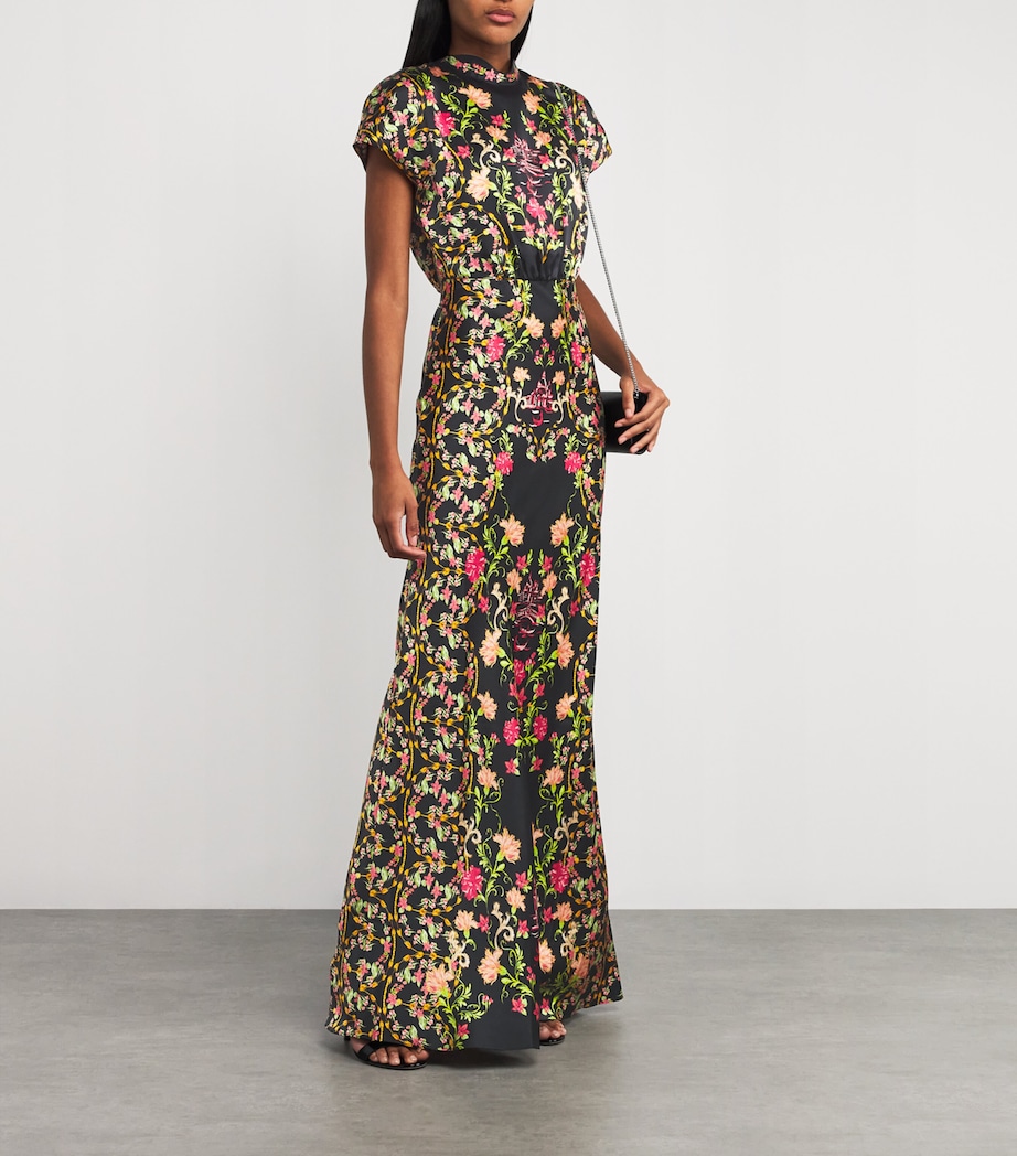 Silk Fabienne Maxi Dress 103 2343-SANDOL NOIR Image 2