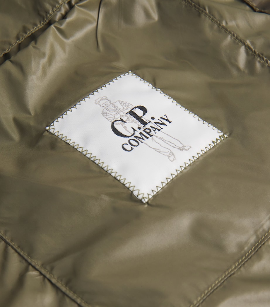 C.P. Company Mens D.D. Shell Ripstop Puffer Jacket Ivy Green Image 5